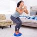 ProsourceFit Core Balance Disc Trainer - 14 Diameter with Pump - Improve Posture, Fitness & Stability - Blue - Buy Online on GoSupps.com