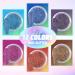 Laza 12 Colors Nail Art Glitter Peacock Powder - Holographic Shimmer Dust for Nail Decoration - Azure Pink and Gold - Buy Online on GoSupps.com