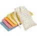 5 Pieces Soap Saver Bag Natural Sisal Exfoliating Soap Pouch for Foaming and Drying The Soap Bars Shower Soap Bag (White, Pink, Blue, Yellow, Orange,9 x 14 cm) 3.5x5.5 Inch (Pack of 5) White, Pink, Blue, Yellow, Orange,