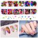 Asalle Nail Art Decorations Kit - 8 Boxes Rhinestones, Dried Flowers, Stickers, Glitter Sequins for Acrylic Nails - Buy Online on GoSupps.com
