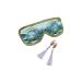 Sleeping Eye Mask and Earplug Set - Silk Eye Mask | Swimmer Grade Elegant Tassel Earplugs | Handcrafted | Sleep Accessory Set