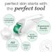 Sdara Skincare Derma Roller 2.0 - 0.25mm Microneedle Face Roller with 192 Stainless Steel Needles - Buy Online on GoSupps.com