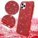 Surakey Glitter Case for iPhone 12/12 Pro - Red TPU Silicone Protection Diamond Design Glossy Finish - Buy Online on GoSupps.com