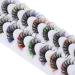 Yawamica Colored Wispy Fluffy Russian Strip Lashes - 8 Pairs (8 Colors) | D Curl False Eyelashes for Colored Lash Extensions - Buy Online on GoSupps.com