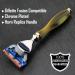 5 Edge Cartridge Compatible Razor | Horn Replica Handle | Men's Shaving Essentials | Perfect Gift for Him - Buy Internationally - Buy Online on GoSupps.com