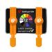 BodyPride Premium Lazy Laces 12 colors Elastic quick closure - laces without tying |Fast lace -up system with reflectors for sports marathon triathlon children seniors |120 cm neon orange