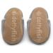 Dotty Fish Suede Baby Slippers | Warm Fleece Lined Infant Toddler Shoes | Non-Slip Soft Sole Boys Girls 0-6 Months - 5-6 Years | Pale Grey - Buy Online on GoSupps.com