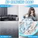 ZSZMFH 12 Pack Moisture Absorber Hanging Bags - Fragrance-Free Closet Dehumidifiers 220g Each - Perfect for Humidity Control - Buy Online on GoSupps.com