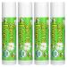 Sierra Bees Organic Lip Balms Mint Burst 4 Pack .15 oz (4.25 g) Each