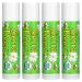 Sierra Bees Organic Lip Balms Mint Burst 4 Pack .15 oz (4.25 g) Each