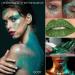 St. Patrick's Day Holographic Green Chunky Glitter 10ml - 8 Boxes | Iridescent Flakes Hexagon Tips | Nail Art, Face, Body & Hair Glitter - Buy Online on GoSupps.com