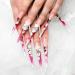 480 Extra Long Clear Pointed False Nails for Nail Salons - Oval Press On Tips for Women and Girls - Buy Online on GoSupps.com