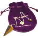 Natural Tiger's Eye Polar Jade Crystal Pendulum for Divination Chakra and Reiki - Includes Chain & Jewelry Bag | Premium Witchcraft Tool - Buy Online on GoSupps.com