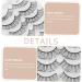 5 Pairs Dense False Eyelash Eyelashes Natural Look False Lashes Natural Eyelash Natural Look Fake Eyelash for Women Fluffy Eyelash Lash Extensions Supplies Imitation Miss Girl - Buy Online on GoSupps.com