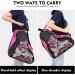 Breathable Roller Skate Bags - Adjustable Shoulder Strap - Oxford Cloth - Unisex - 2 Pack Pink - Buy Online on GoSupps.com