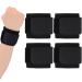 4 Pieces Wrist Wrap Adjustable Wrist Brace Splint Support Wrist Strap Carpal Tunnel Wrist Brace Right and Left Hands Wrist Guard for Men and Women Sports Weightlifting  16.5 x 3.1 Inches