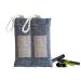 100% Natural Bamboo Charcoal Deodoriser Chemical Free Air Freshener Absorbs Odour Shoe Insert Eliminate Smells in Bathrooms Kitchen Closets Cars Pet Areas 75grams 2 pieces