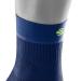 Bauerfeind Sports Compression Ankle Sleeve - Unisex Ankle Support Bandage for Running Fitness & Ball Sports - Left & Right Fit - Size L Navy - Buy Online on GoSupps.com