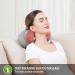 Snailax Shiatsu Massage Pillow with Heat | 3D Rotating Massage Device for Neck Shoulder & Back | Perfect Gift for Men & Women - Buy Online on GoSupps.com
