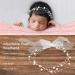 Spokki 2PCS Baby Props Photography Wrap Kit - Handmade Pearl Wrap Blanket with Headband | Newborn Outfits for Photography - Pink | 35.5 X 67 inch - Buy Online on GoSupps.com