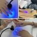 395nm UV LED Nail Lamp with Flexible Gooseneck and Clamp - Portable Gel Nail Light for Salon and Home Use - Buy Online on GoSupps.com
