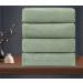 4 Pack Washcloths Set 13"x13" Green Towel Set for Bathroom Highly Absorbent & Quick Dry Washcloths for Daily Use Soft Microfiber Multipurpose Washcloths Premium Towel Set for Hotel Spa Shower Gym Green 4 Pack Washcloths Set 13"x13"