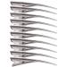 Loneedy 10-Pack Duckball Hair Clips - Silver Metal Alligator Curl Clips for Non-Slip Hair Styling & DIY Accessories - Buy Online on GoSupps.com