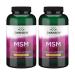 Swanson MSM - Essential Minerals Promoting Mobility & Joint Health Support - Helps to Maintain Connective Tissue Health Including Cartilage, Collagen, & Hair - (240 Capsules, 1000mg Each) 2 Pack