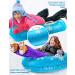 Jasonwell Inflatable Snow Tube Sled for Kids and Adults - Heavy Duty Winter Outdoor Toy - Snowflake Design - M Blue+Rose - Buy Online on GoSupps.com
