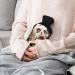 Dalmatian Dog Hot Water Bottle with Plush Cover | Hand Warmer for Adults & Kids | 26.5x15.3cm | Cozy & Cute Gift - Buy Online on GoSupps.com