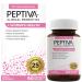 Peptiva Probiotics for Women's Health - Women's Probiotic and Digestive Support, 25 Billion CFU, Multi-Strain Probiotic, Lactobacillus Acidophilus, Bifidobacterium - 60 Vegetarian Capsules