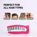 F3 Systems Travel Folding Hair Brush with Mirror - Compact Detangling Comb for Adults & Kids - Portable Pocket Brush for Healthy Shine on Wet & Dry Hair - Buy Online on GoSupps.com