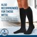 Buy 6 Pairs Diabetic Socks - Over The Calf Knee High Cotton Socks for Men (Size 10-13 & 13-16) - Comfortable & Durable Black - Buy Online on GoSupps.com