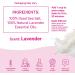 Pink Stork Postpartum Sitz Bath Soak - Dead Sea Salt for Perineal Care & Postpartum Recovery - Lavender Scented 1 lb - Buy Online on GoSupps.com