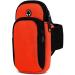 Moex cell phone bag jogging for Samsung Galaxy Z Flip 5 SportArm band cell phone from neoprene cell phone holder arm to run sports bracelet running bracelet with 2 compartments running bag jogging - orange