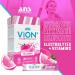 ViON+ Hydration Mix Pink Lemonade - Sugar-Free Electrolyte Powder with 8 Essential Vitamins - 20 On-the-Go Stick Packs for Hydration Energy & Recovery - Natural Flavors & No Artificial Colors or Dyes - Buy Online on GoSupps.com
