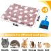 5 PCS Small Animal Winter Bedding Fleece Mats - Rabbit, Guinea Pig, Hamster Bed Mat with Cleaning Brush - Soft & Warm for Chinchilla, Hedgehog - Thickened Plush Material - Buy Online on GoSupps.com