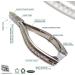 Razor Edge Toe Nail Clipper Ingrown Toe Nail Cutter Podiatry Tool Professional Toe Nail Removal Tool (RE5011 Grooved Handle) - Buy Online on GoSupps.com