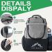 HIMAL Disc Golf Bag - Large Capacity Durable Backpack for 18+ Discs and Multiple Pockets - Grey - Buy Online on GoSupps.com