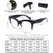 OCCI CHIARI Computer Reading Glasses Women UV Protection Anti Glare 1.75 - Black-Clear - Buy Online on GoSupps.com