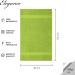 Class Home Collection Terry Guest Towels - Pack of 4 100% Cotton 30x50 cm Apple Green - Soft & Absorbent Luxury Towels for Home - Buy Online on GoSupps.com