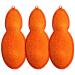 Bottle Cleaning Beans Bottles Scrubbing Brush Cleaner 3 Reusable Bottle Washing Sponge Bottles Sponge Scrubber with 2 Aluminum Ceramic Balls for Inside Cleaning of Small Mouth Bottle Orange1
