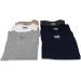 Kids 6 Pack Athletic Long Sleeve Undershirt Tops - Black/Khaki/White/Grey/Navy/Charcoal - Size 5-6 - Buy Online on GoSupps.com