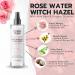 Rose Water Witch Hazel Facial Toner - Alcohol Free Hydrating Aloe Vera All Natural - 8 Fl Oz - Best for Radiant Skin - Buy Online on GoSupps.com