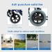 LIVINGbasics Light Weight Transport Wheelchair With Hand Brakes 17.7-Inch Wide Seat Foldable Support Weight Upto 220 Lbs - Buy Online on GoSupps.com