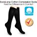 SocksLane Cotton Compression Socks - 15-20 mmHg Support, Knee-High Nude, Women & Men, M/L (1 Pair) - Buy Online on GoSupps.com