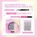 Calailis DIY Eyelash Extensions Set - 144 D Curl Individual Lashes with Adhesives Remover & Applicator | CDD03 Kit - Buy Online on GoSupps.com