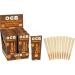 OCB Virgin Unbleached Pre-Rolled Rolling Paper Cones 1-1/4 Size (84mm) - 12 10-Packs - 120 Cones - Buy Online on GoSupps.com