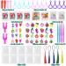 MUDO NEST 20000+ Loom Bands Kit | DIY Rubber Bands Kit with 38 Colors, 500 Clips, 40 Charms | Loom Bracelet Making for Kids - Buy Online on GoSupps.com