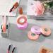 10 Rolls Breathable Eyelash Extension Tape with Silicone Pads and Cutter Dispenser - Pink/Purple - Buy Online on GoSupps.com